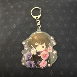 Persona 5 Makoto Niijima Flowers Acrylic Key Chain